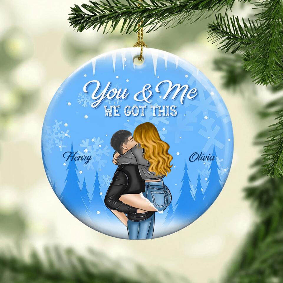 Our First Christmas Ornament 2022, Personalized Our First Christmas Ornaments, First Christmas As Mr And Mrs Ornament