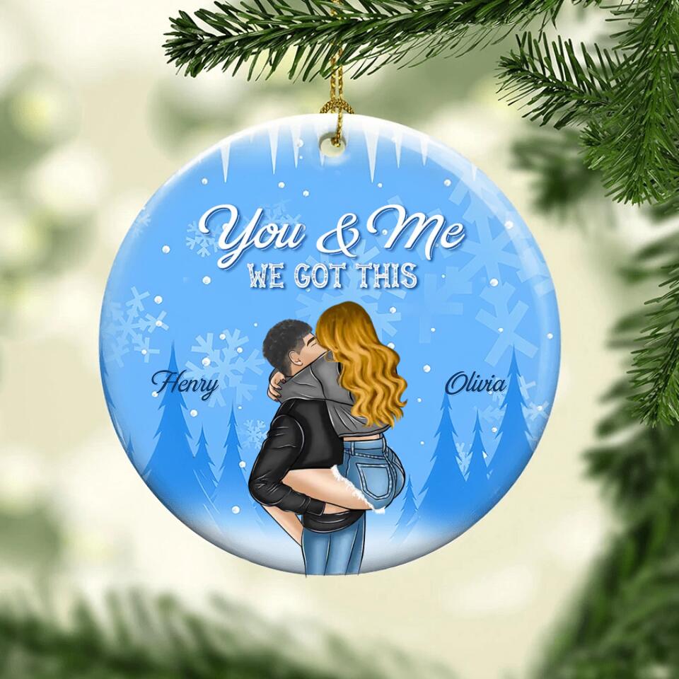 Our First Christmas Ornament 2022, Personalized Our First Christmas Ornaments, First Christmas As Mr And Mrs Ornament