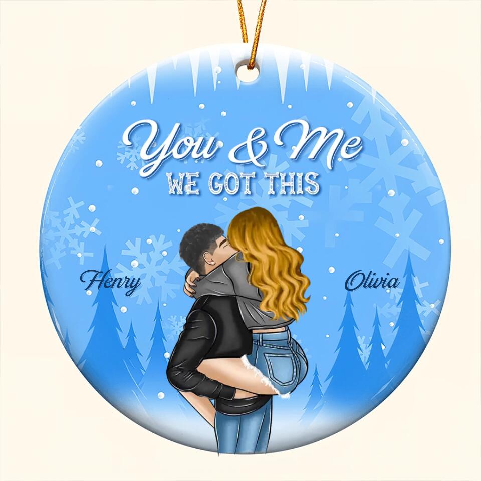 Our First Christmas Ornament 2022, Personalized Our First Christmas Ornaments, First Christmas As Mr And Mrs Ornament