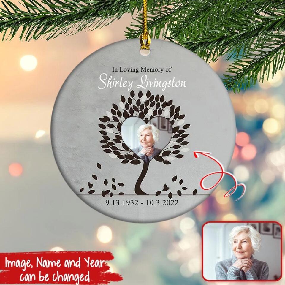 Personalized Memorial Ornaments, In Memory Ornaments, first christmas in heaven ornament, Memorial Ornaments With Picture