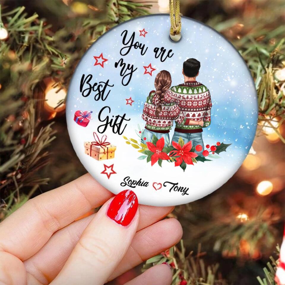 Couples Christmas Ornaments, Couples First Christmas Ornament, Newlywed Christmas Ornaments, Personalized Couple Ornaments, Newlywed Ornament