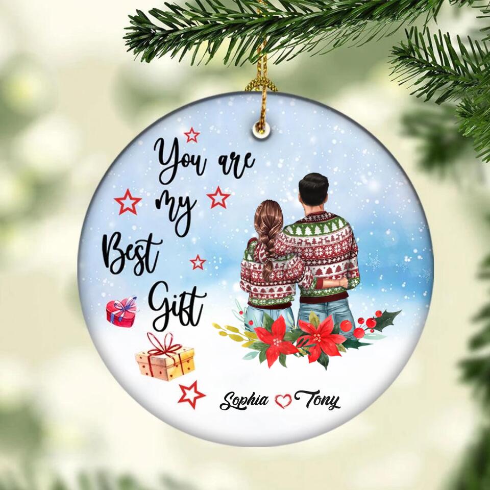 Couples Christmas Ornaments, Couples First Christmas Ornament, Newlywed Christmas Ornaments, Personalized Couple Ornaments, Newlywed Ornament