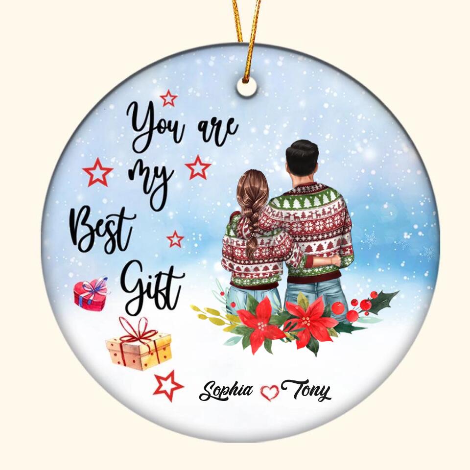 Couples Christmas Ornaments, Couples First Christmas Ornament, Newlywed Christmas Ornaments, Personalized Couple Ornaments, Newlywed Ornament