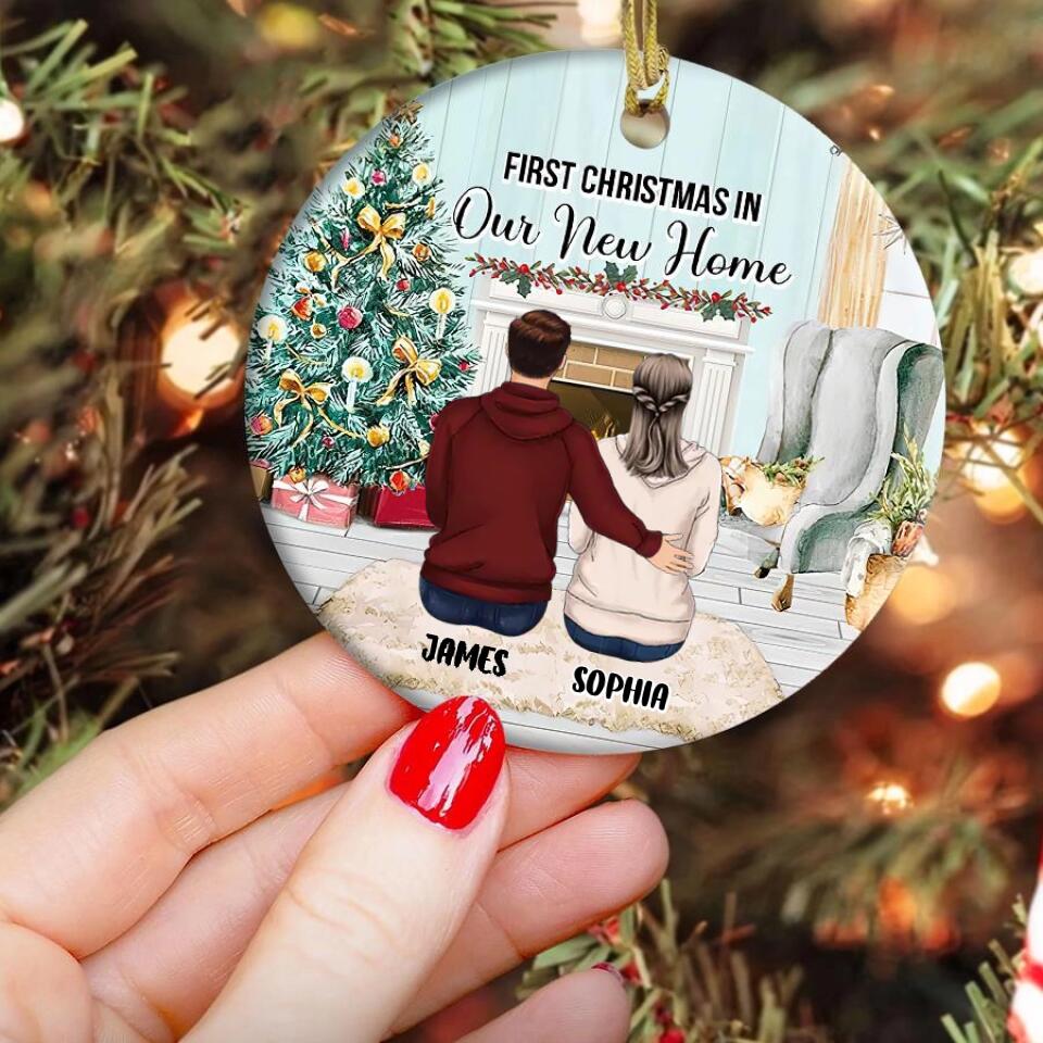 Our First Christmas At Our New Home Christmas Ornament 2022, Personalised New Home Decoration 2022, First Christmas New Home Gift 2022