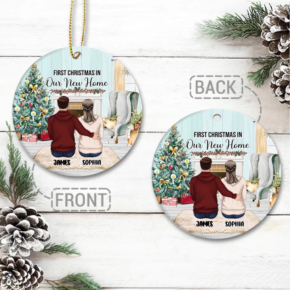 Our First Christmas At Our New Home Christmas Ornament 2022, Personalised New Home Decoration 2022, First Christmas New Home Gift 2022