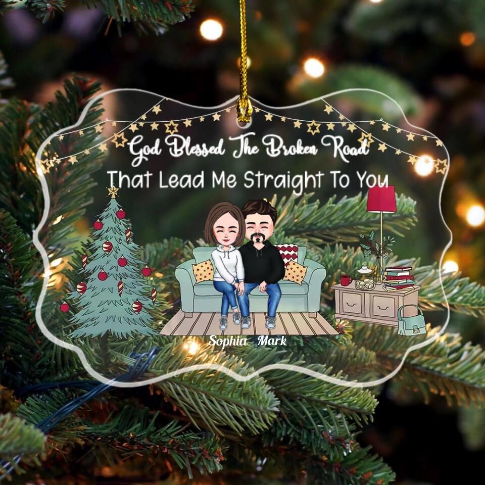 Our First Christmas Ornament 2022, Personalized Our First Christmas Ornaments, First Christmas As Mr And Mrs Ornament