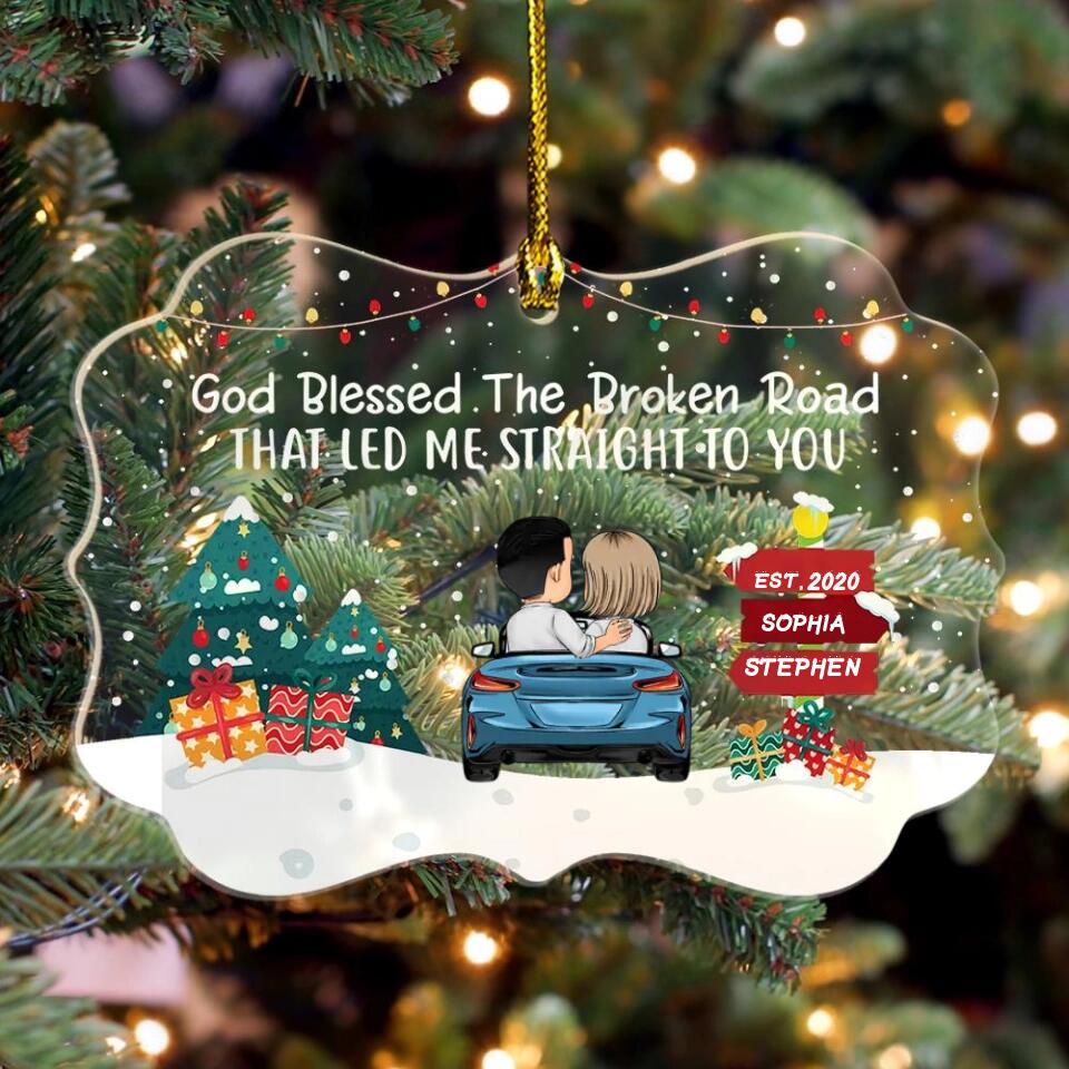 Our First Christmas Ornament 2022, Personalized Our First Christmas Ornaments, First Christmas As Mr And Mrs Ornament