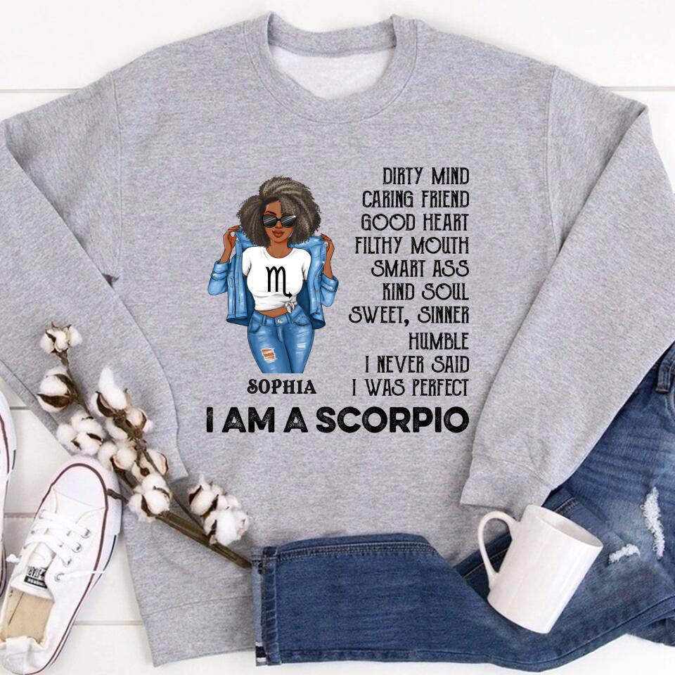 Custom Birthday Shirt, Scorpio Zodiac t shirt, Scorpio Birthday shirt, Scorpio t shirts for ladies, Scorpio queen t shirt, Scorpio Queen Birthday shirt