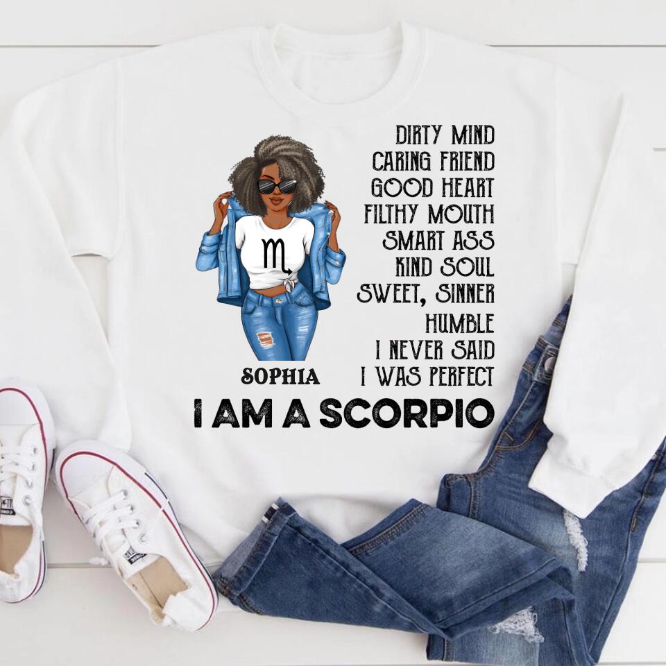 Custom Birthday Shirt, Scorpio Zodiac t shirt, Scorpio Birthday shirt, Scorpio t shirts for ladies, Scorpio queen t shirt, Scorpio Queen Birthday shirt
