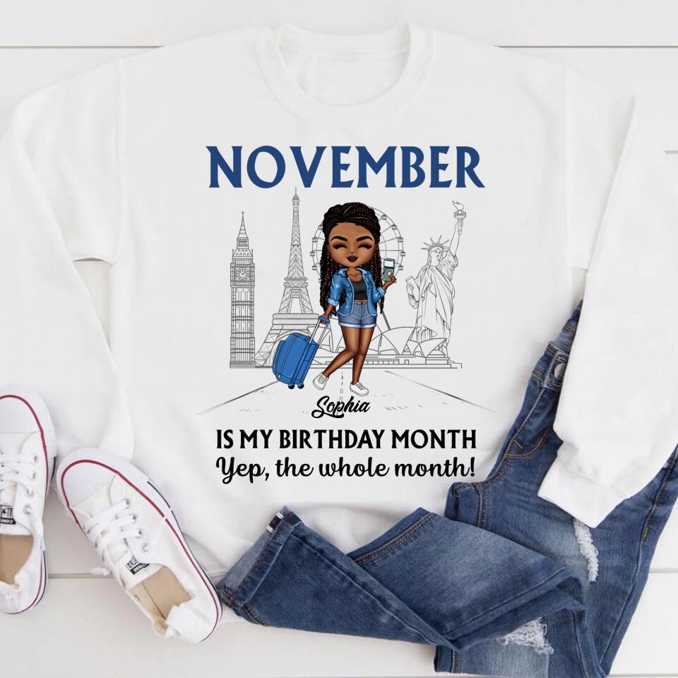 November Birthday Shirt, Custom Birthday Shirt, Queens are Born In November, November Birthday Shirts For Woman, November Birthday Gifts
