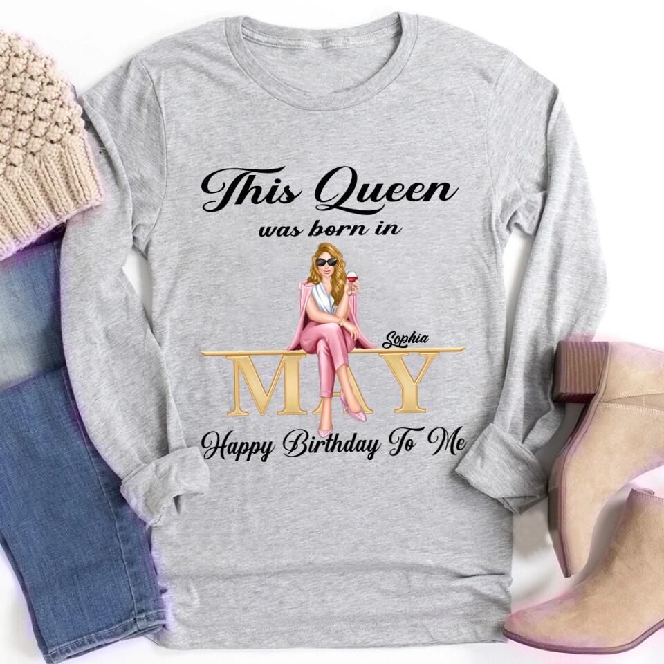 May Birthday Shirt, Custom Birthday Shirt, May Birthday Shirts For Woman, 	May Birthday Gifts