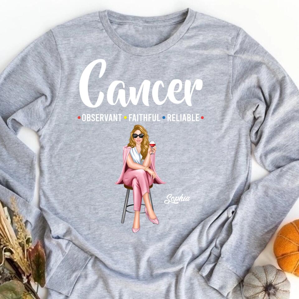 Custom Birthday Shirt, Cancer Zodiac T Shirt, Cancer Birthday Shirt, Cancer T Shirts For Ladies, Cancer Queen T Shirt, Cancer Queen Birthday Shirt