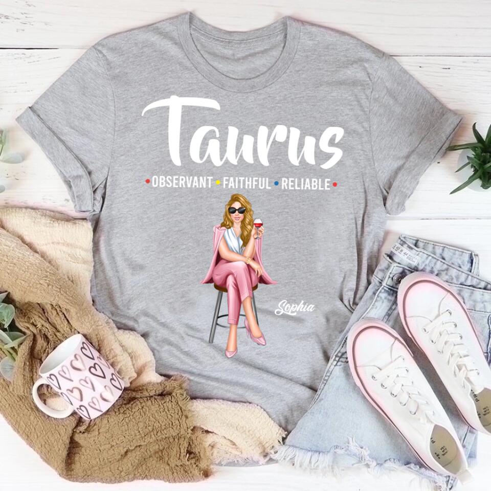 Custom Birthday Shirt, Taurus Zodiac T Shirt, Taurus Birthday Shirt, Taurus T Shirts For Ladies, Taurus Queen T Shirt, Taurus Queen Birthday Shirt