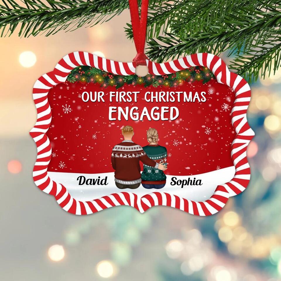 Our First Christmas Ornament 2022, Personalized Our First Christmas Ornaments, First Christmas As Mr And Mrs Ornament