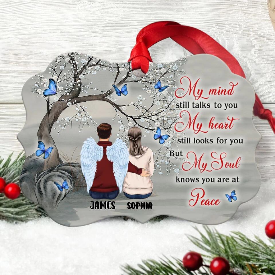 Personalized Memorial Ornaments, In Memory Oraments, first christmas in heaven ornament, Memorial Ornaments With Picture