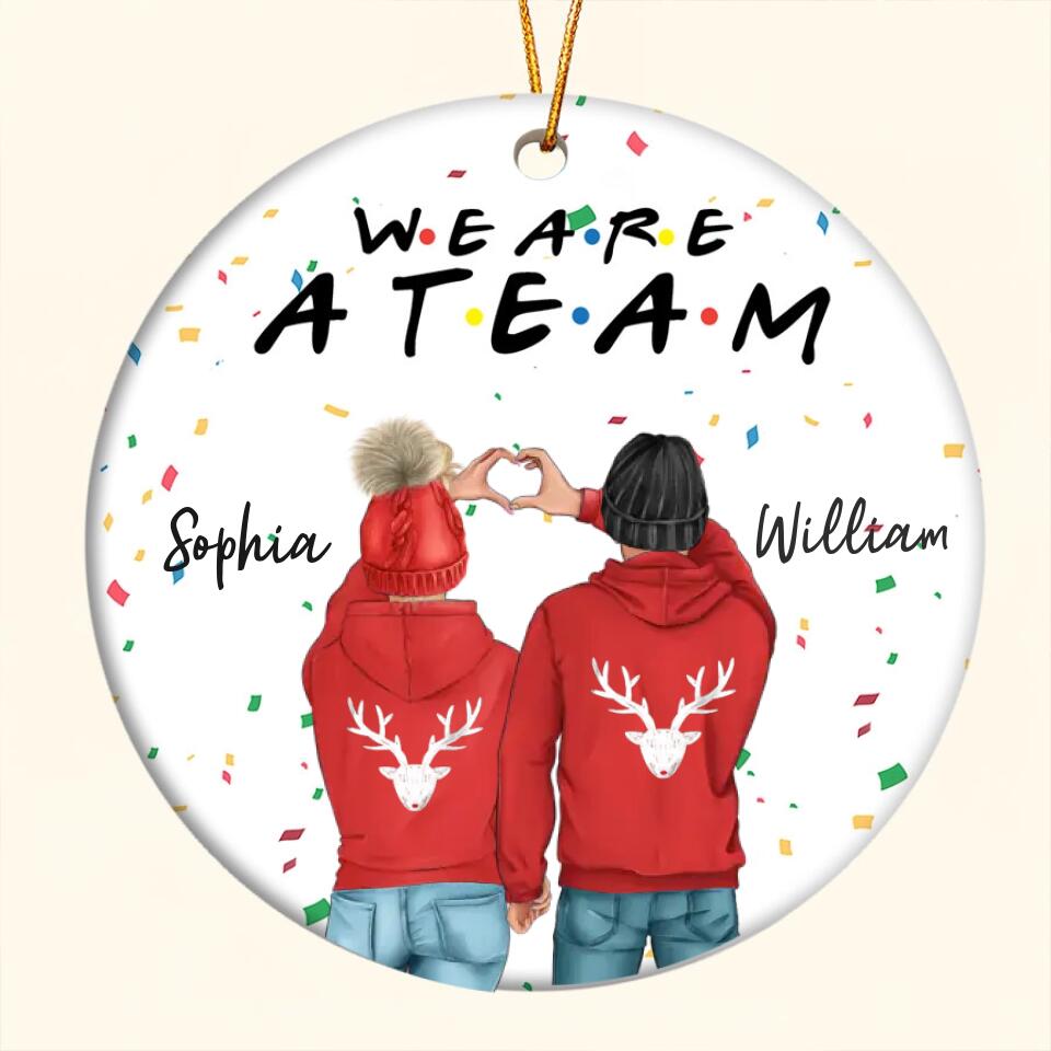 Our First Christmas Ornament 2022, Personalized Our First Christmas Ornaments, First Christmas As Mr And Mrs Ornament