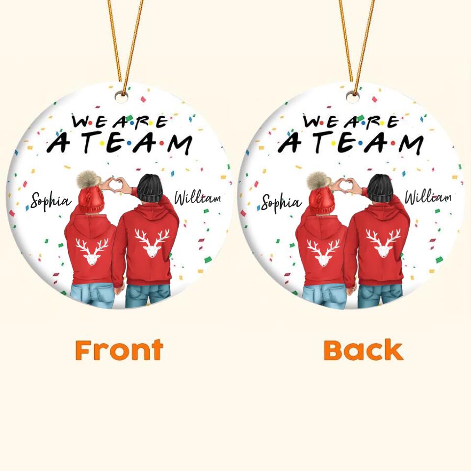 Our First Christmas Ornament 2022, Personalized Our First Christmas Ornaments, First Christmas As Mr And Mrs Ornament