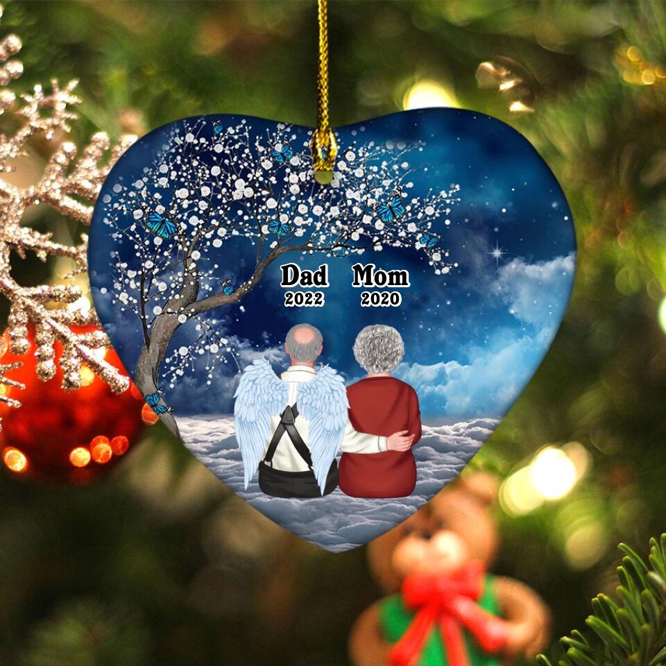 Personalized Memorial Ornaments, In Memory Ornaments, first christmas in heaven ornament, Memorial Ornaments With Picture
