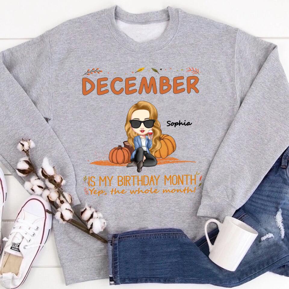 December Birthday Shirt, Custom Birthday Shirt, Queens Born In December, December Birthday Shirts For Woman, December Birthday Gifts
