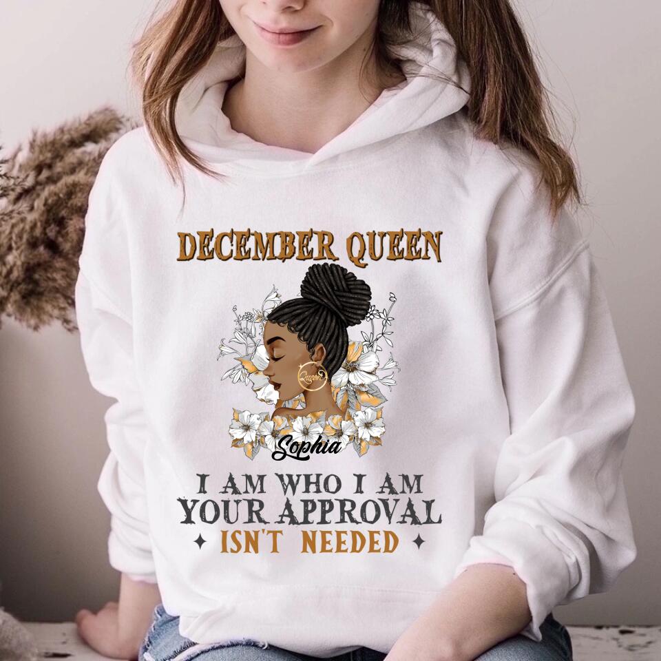 December Birthday Shirt, Custom Birthday Shirt, Queens Are Born In December, December Birthday Shirts For Woman, December Birthday Gifts