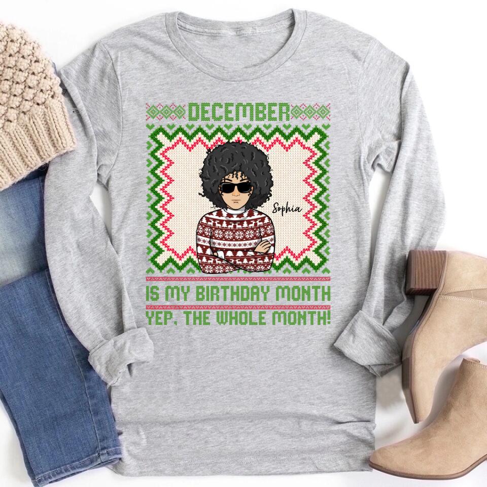 December Birthday Shirt, Custom Birthday Shirt, Queens Are Born In December, December Birthday Shirts For Woman, December Birthday Gifts