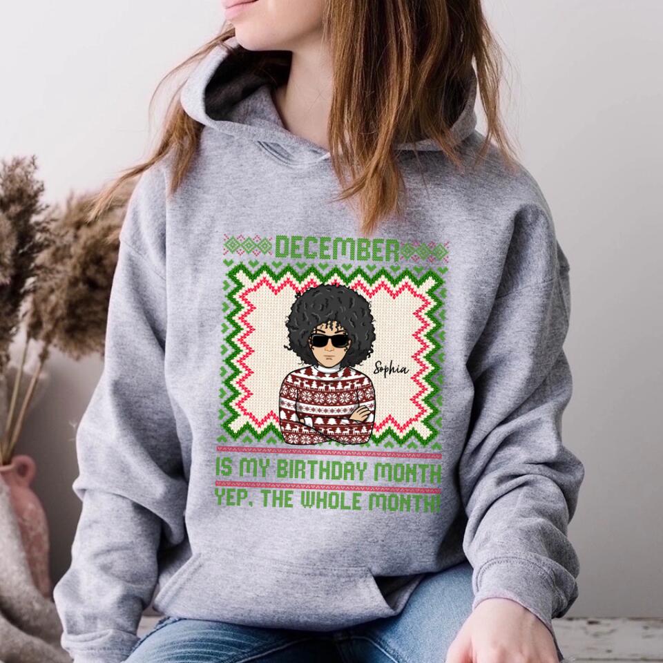 December Birthday Shirt, Custom Birthday Shirt, Queens Are Born In December, December Birthday Shirts For Woman, December Birthday Gifts