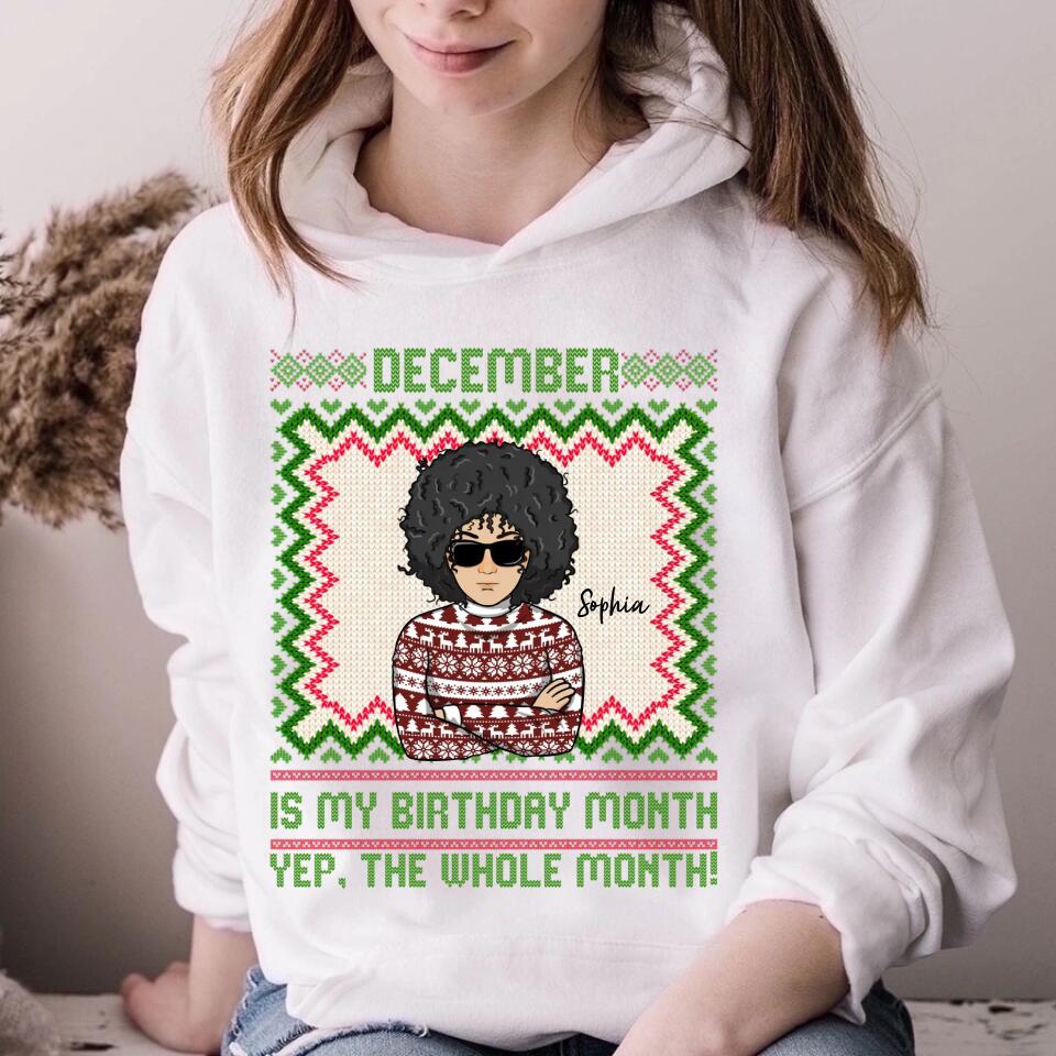 December Birthday Shirt, Custom Birthday Shirt, Queens Are Born In December, December Birthday Shirts For Woman, December Birthday Gifts