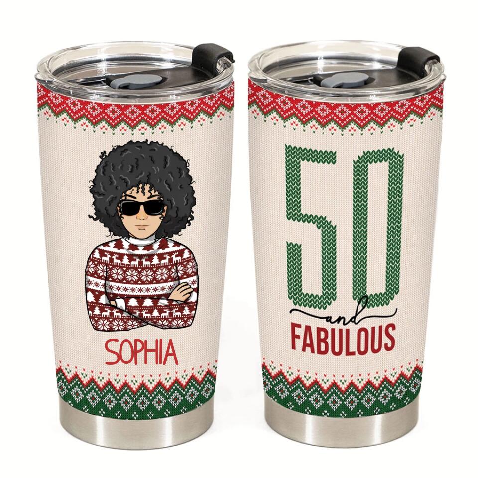 Personalized Tumbler - 50th Birthday Tumbler, Personalized 50th Birthday Gifts, 50th Gift Ideas For Her