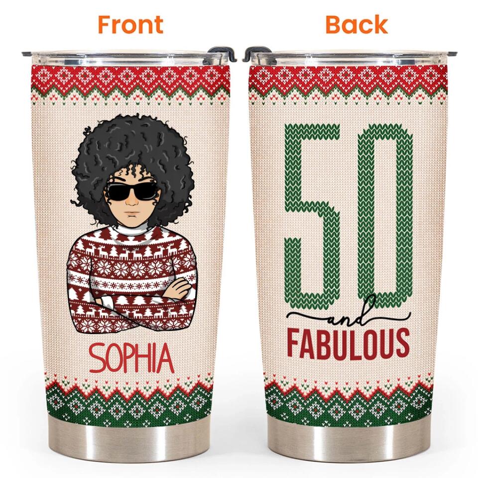 Personalized Tumbler - 50th Birthday Tumbler, Personalized 50th Birthday Gifts, 50th Gift Ideas For Her