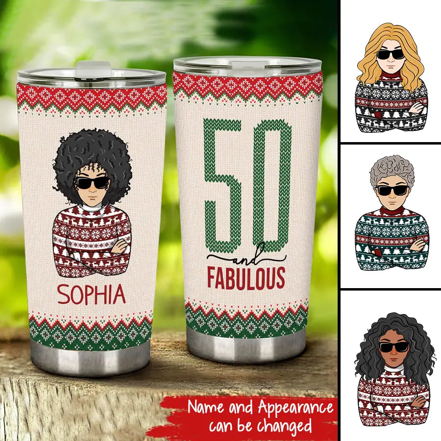 Personalized Tumbler - 50th Birthday Tumbler, Personalized 50th Birthday Gifts, 50th Gift Ideas For Her