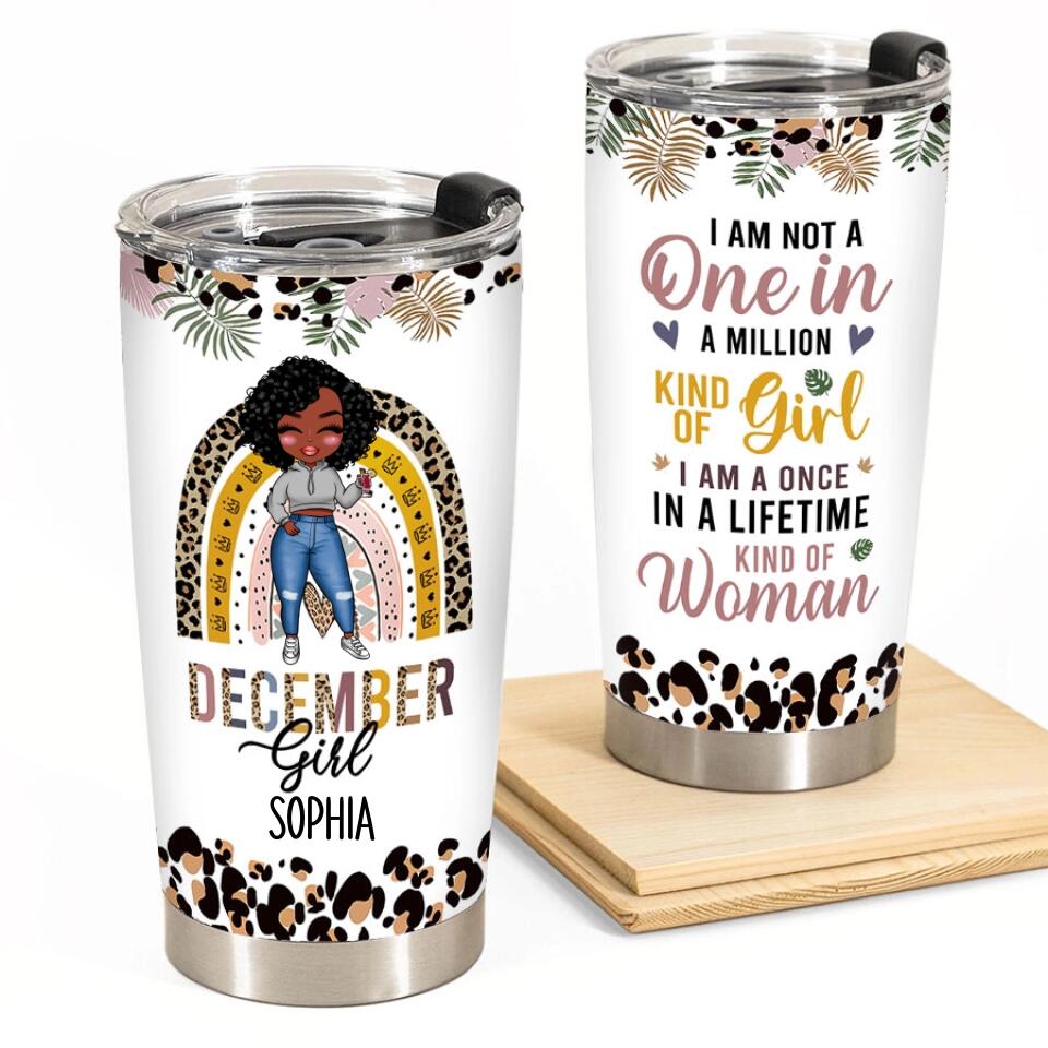 Personalized Tumblers, Birthday Tumbler, Birthdays In December, December Birthday Gifts For Her
