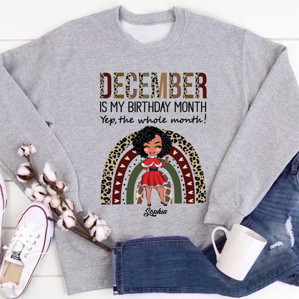 December Birthday Shirt, Custom Birthday Shirt, Queens Are Born In December, December Birthday Shirts For Woman, December Birthday Gifts