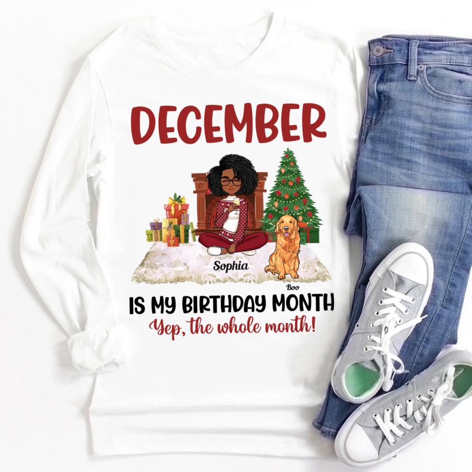 December Birthday Shirt, Custom Birthday Shirt, Queens Are Born In December, December Birthday Shirts For Woman, December Birthday Gifts