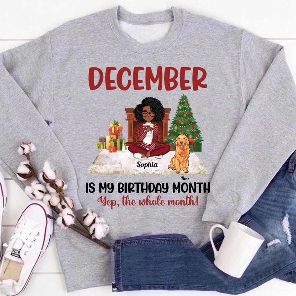 December Birthday Shirt, Custom Birthday Shirt, Queens Are Born In December, December Birthday Shirts For Woman, December Birthday Gifts