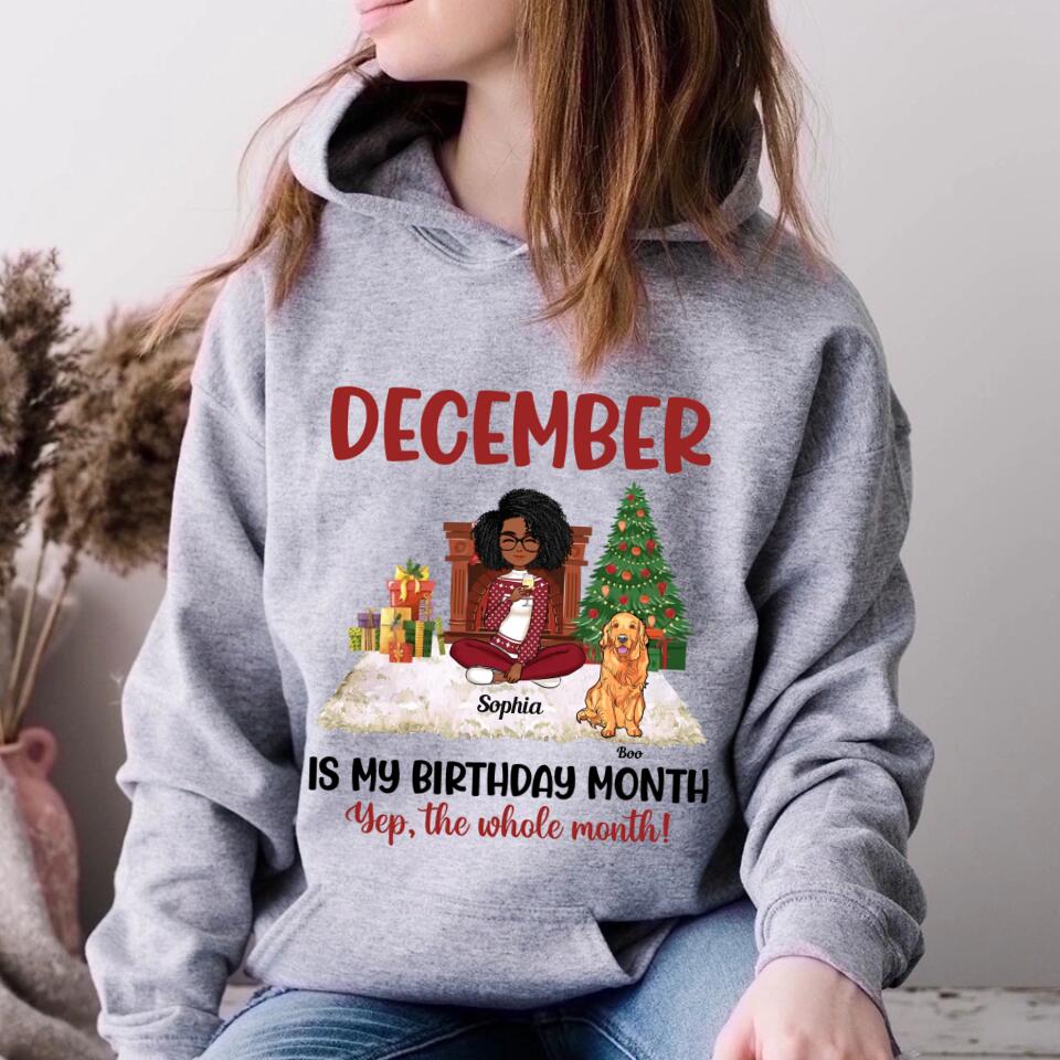 December Birthday Shirt, Custom Birthday Shirt, Queens Are Born In December, December Birthday Shirts For Woman, December Birthday Gifts