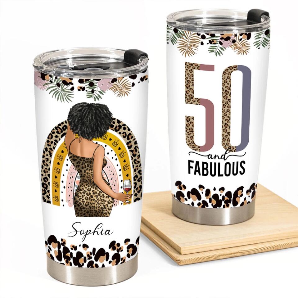 Personalized Tumbler - 50th Birthday Tumbler, Personalized 50th Birthday Gifts, 50th Gift Ideas For Her