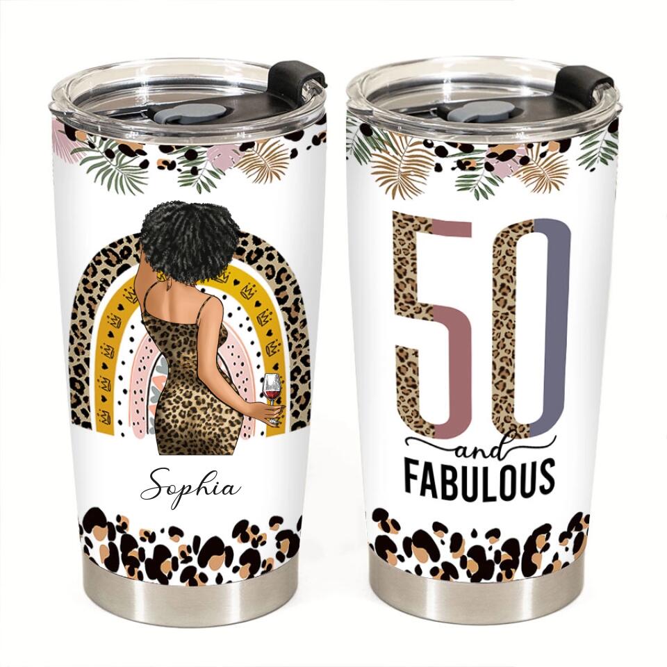 Personalized Tumbler - 50th Birthday Tumbler, Personalized 50th Birthday Gifts, 50th Gift Ideas For Her
