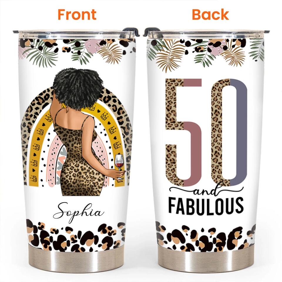 Personalized Tumbler - 50th Birthday Tumbler, Personalized 50th Birthday Gifts, 50th Gift Ideas For Her