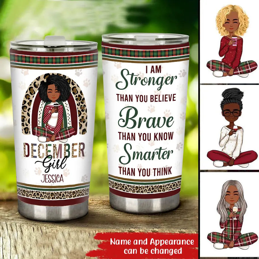 Personalized Tumblers, Birthday Tumbler, Birthdays In December, December Birthday Gifts For Her
