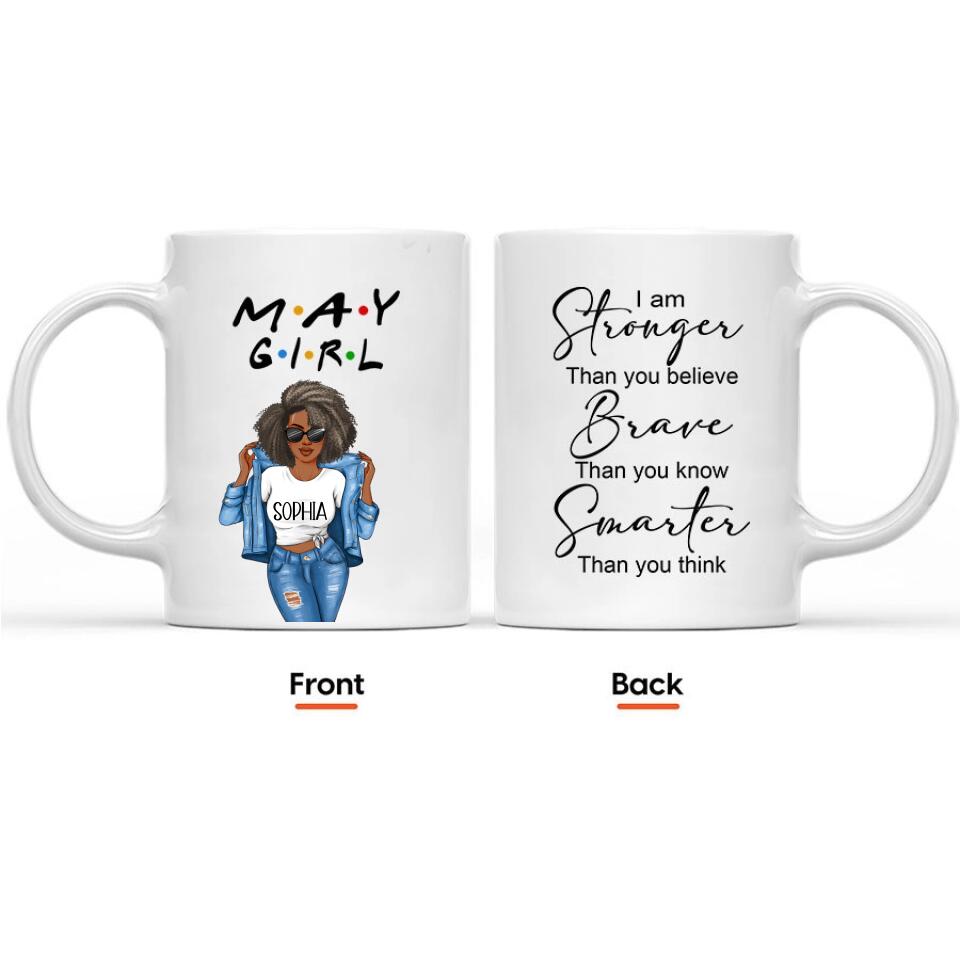 May Birthday Mug, Custom Birthday Mug, Queens are Born In May, May Birthday Mug For Woman, May Birthday Gifts