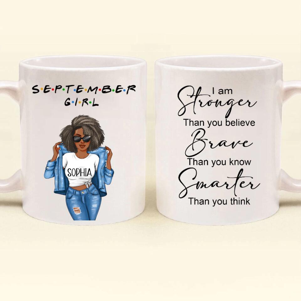 September Birthday Mug, Custom Birthday Mug, Queens are Born In September, September Birthday Mug For Woman, September Birthday Gifts