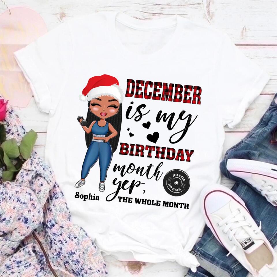December Birthday Shirt, Custom Birthday Shirt, Queens Are Born In December, December Birthday Shirts For Woman, December Birthday Gifts