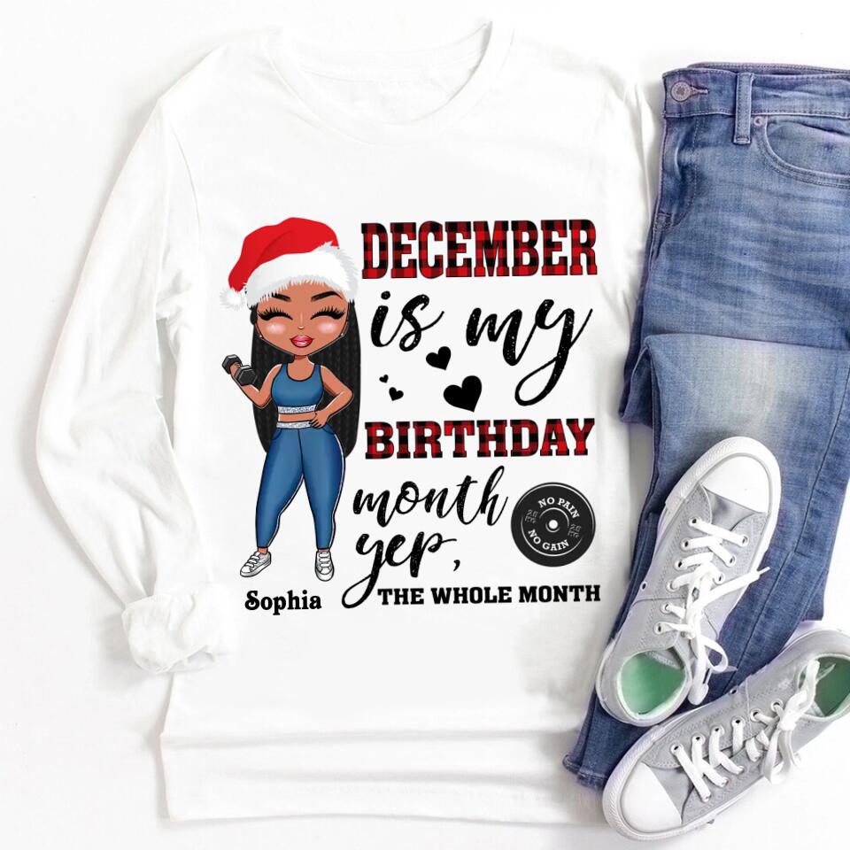 December Birthday Shirt, Custom Birthday Shirt, Queens Are Born In December, December Birthday Shirts For Woman, December Birthday Gifts