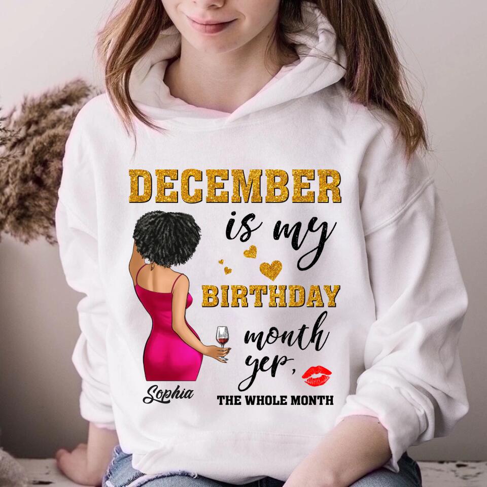 December Birthday Shirt, Custom Birthday Shirt, Queens Are Born In December, December Birthday Shirts For Woman, December Birthday Gifts
