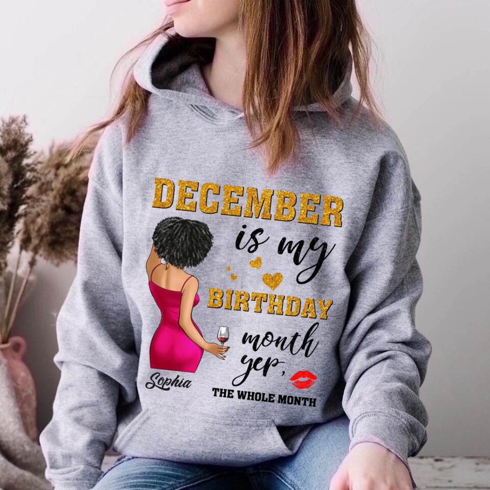 December Birthday Shirt, Custom Birthday Shirt, Queens Are Born In December, December Birthday Shirts For Woman, December Birthday Gifts
