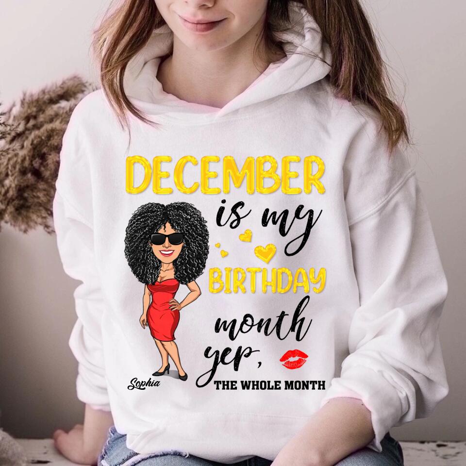 December Birthday Shirt, Custom Birthday Shirt, Queens Are Born In December, December Birthday Shirts For Woman, December Birthday Gifts