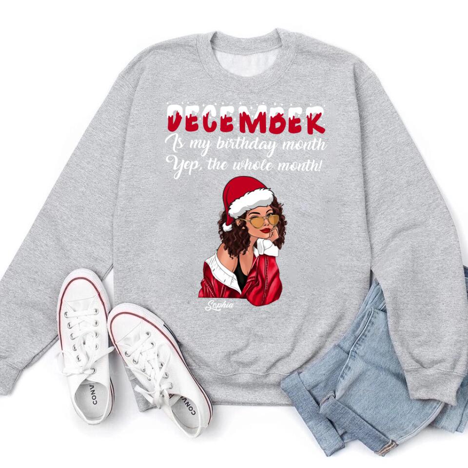 December Birthday Shirt, Custom Birthday Shirt, Queens Are Born In December, December Birthday Shirts For Woman, December Birthday Gifts