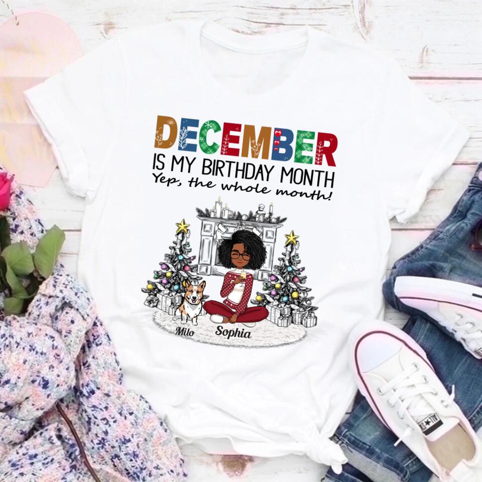 December Birthday Shirt, Custom Birthday Shirt, Queens Are Born In December, December Birthday Shirts For Woman, December Birthday Gifts
