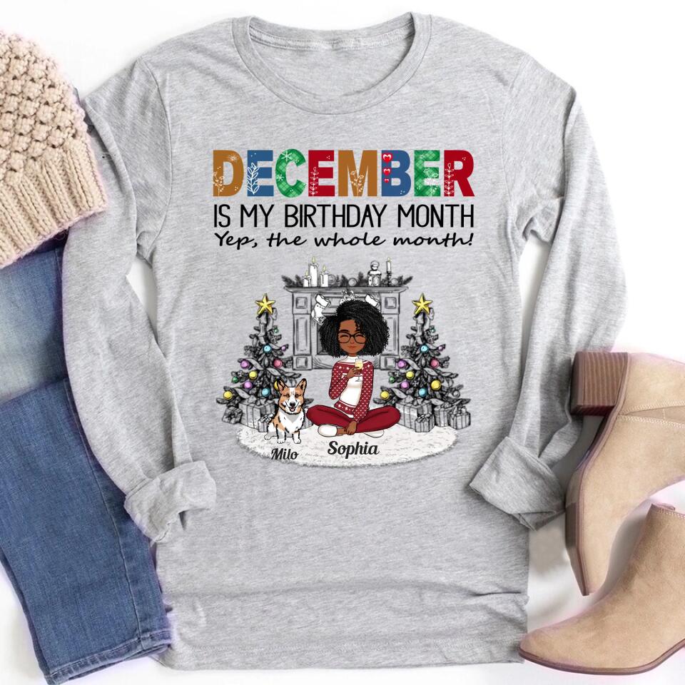 December Birthday Shirt, Custom Birthday Shirt, Queens Are Born In December, December Birthday Shirts For Woman, December Birthday Gifts