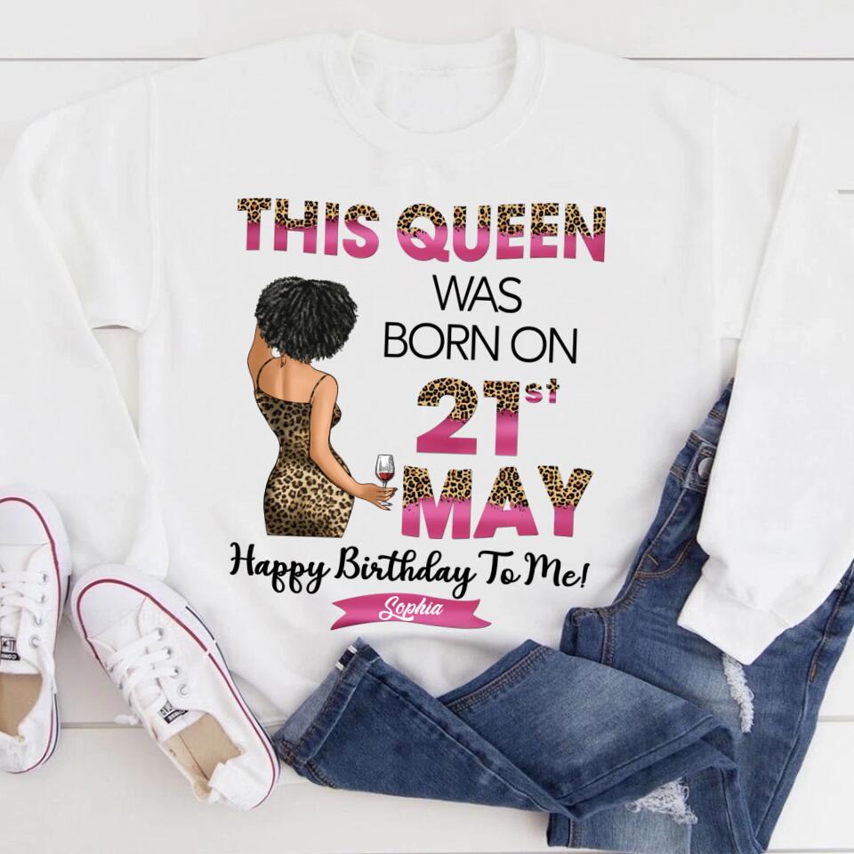 May Birthday Shirt, Custom Birthday Shirt, Queens Are Born In May, May Birthday Shirts For Woman, May Birthday Gifts